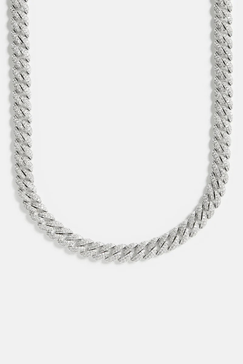 8MM VVS1 Moissanite Cuban Link Chain