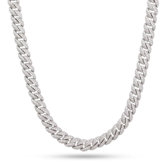 10MM VVS1 Moissanite Cuban Link Chain